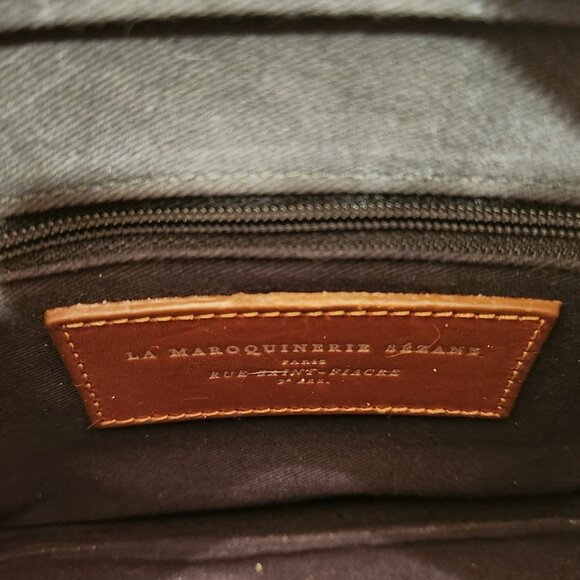 Sezane Victor Chocolate Crocodile Crossbody - Picture 7 of 7